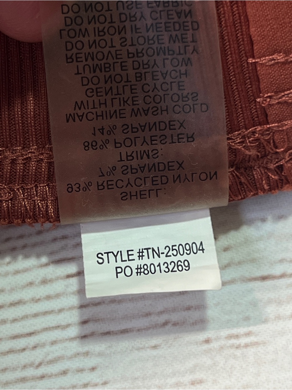 Title Nine Clamber 2.0 Hiking Shorts - 6 - rust red orange stretch 5" inseam - Picture 12 of 13